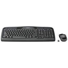 Kit Tastatura Mouse Wireless Logitech MK330 US INTL, Negru